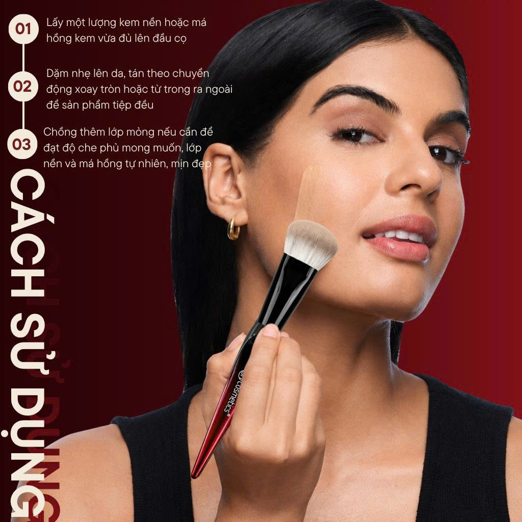 Cọ Đánh Má Hồng Kem Và Nền Lỏng BH Cosmetics THUMB FOUNDATION BH001